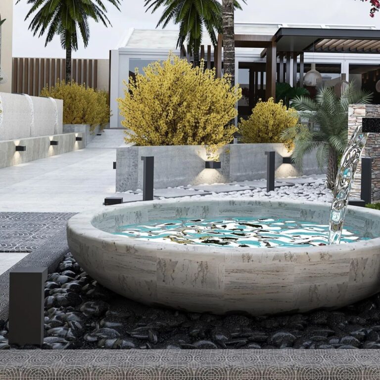 شلالات ونوافير  شركة زهرة البستان